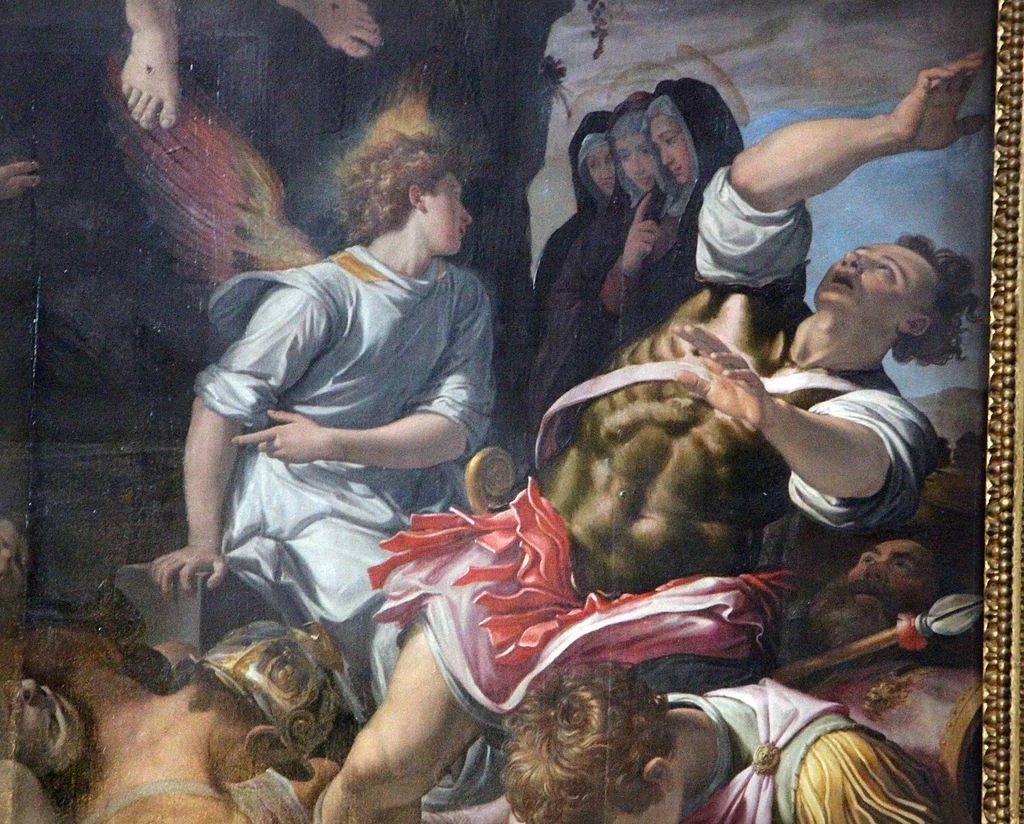 La Resurrezione e angeli - dettaglio 1